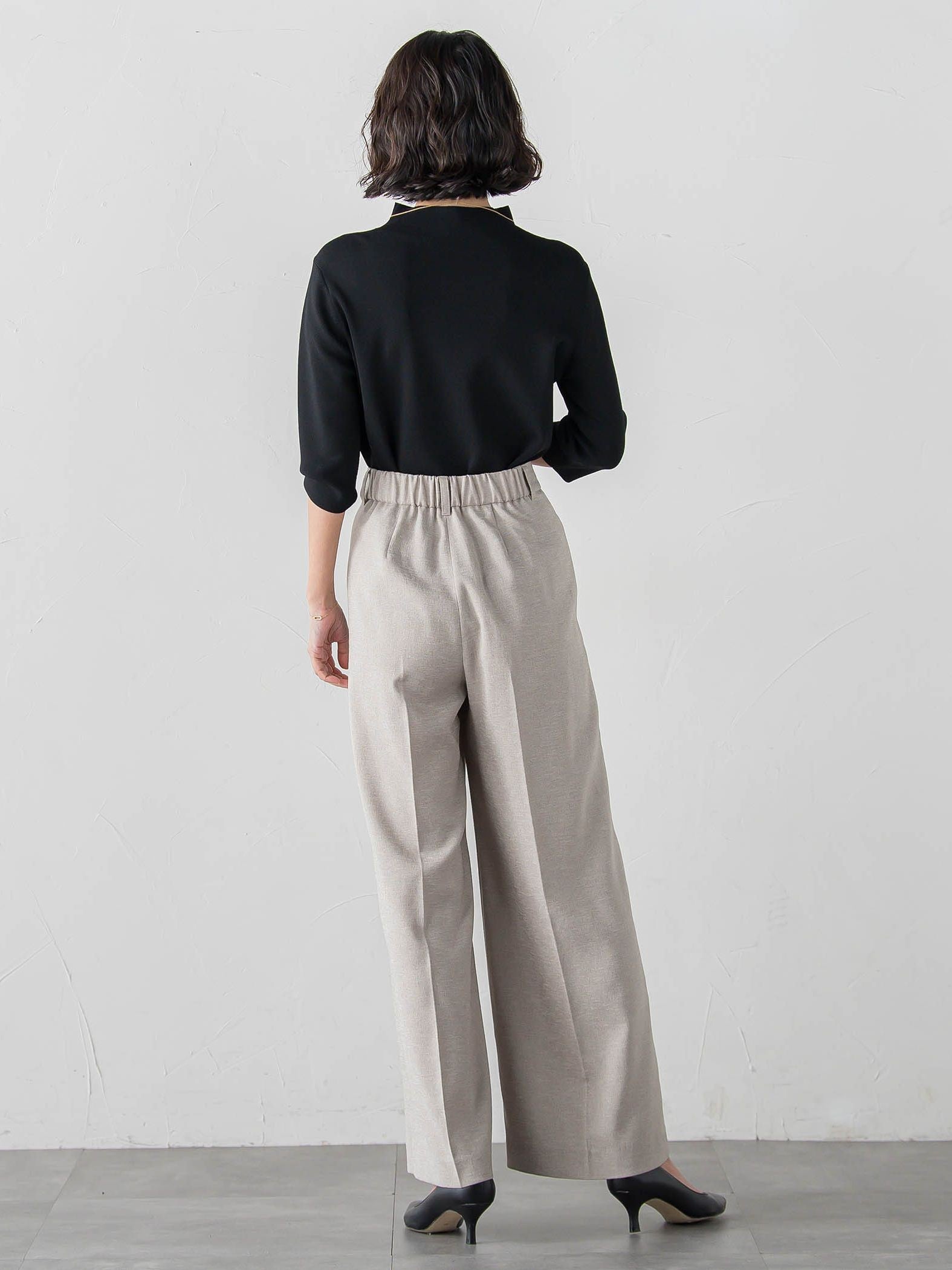 リネンライクオックスパンツ