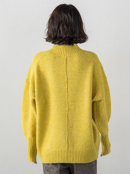 【WEB限定】”毎日頼れる”ゆったりモックネックニット