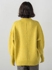 【WEB限定】”毎日頼れる”ゆったりモックネックニット