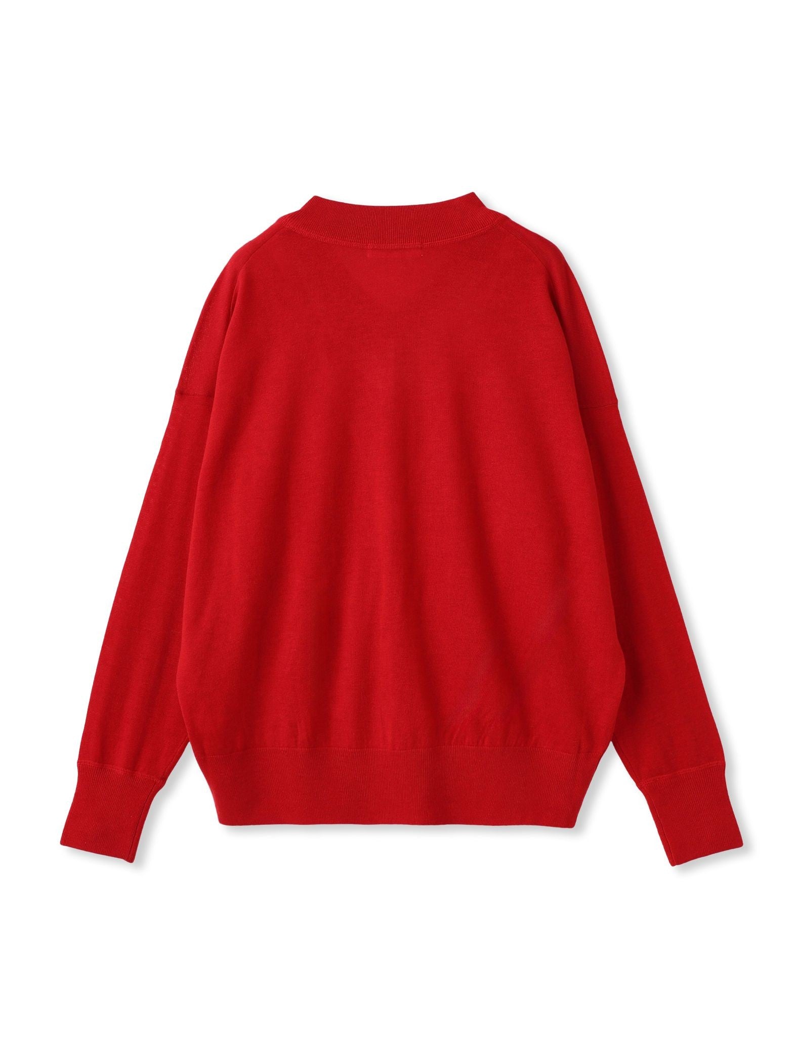 シルクカシミヤVネックコクーンニットプルオーバー≪手洗い可能≫