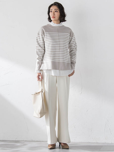 【大きいサイズ】”即着”トーンアップニット