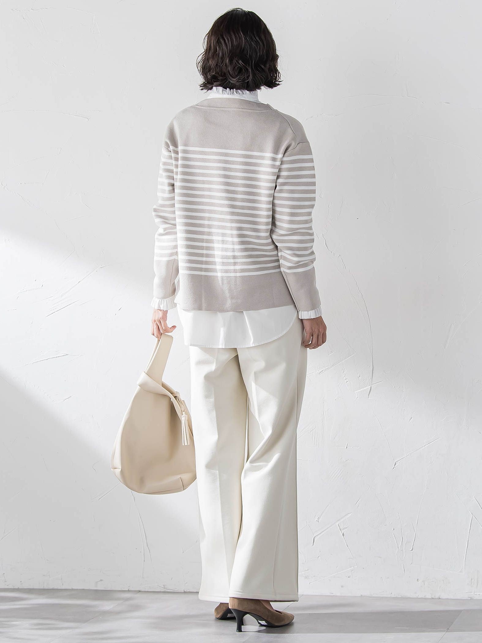 【大きいサイズ】”即着”トーンアップニット