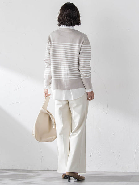 【大きいサイズ】”即着”トーンアップニット