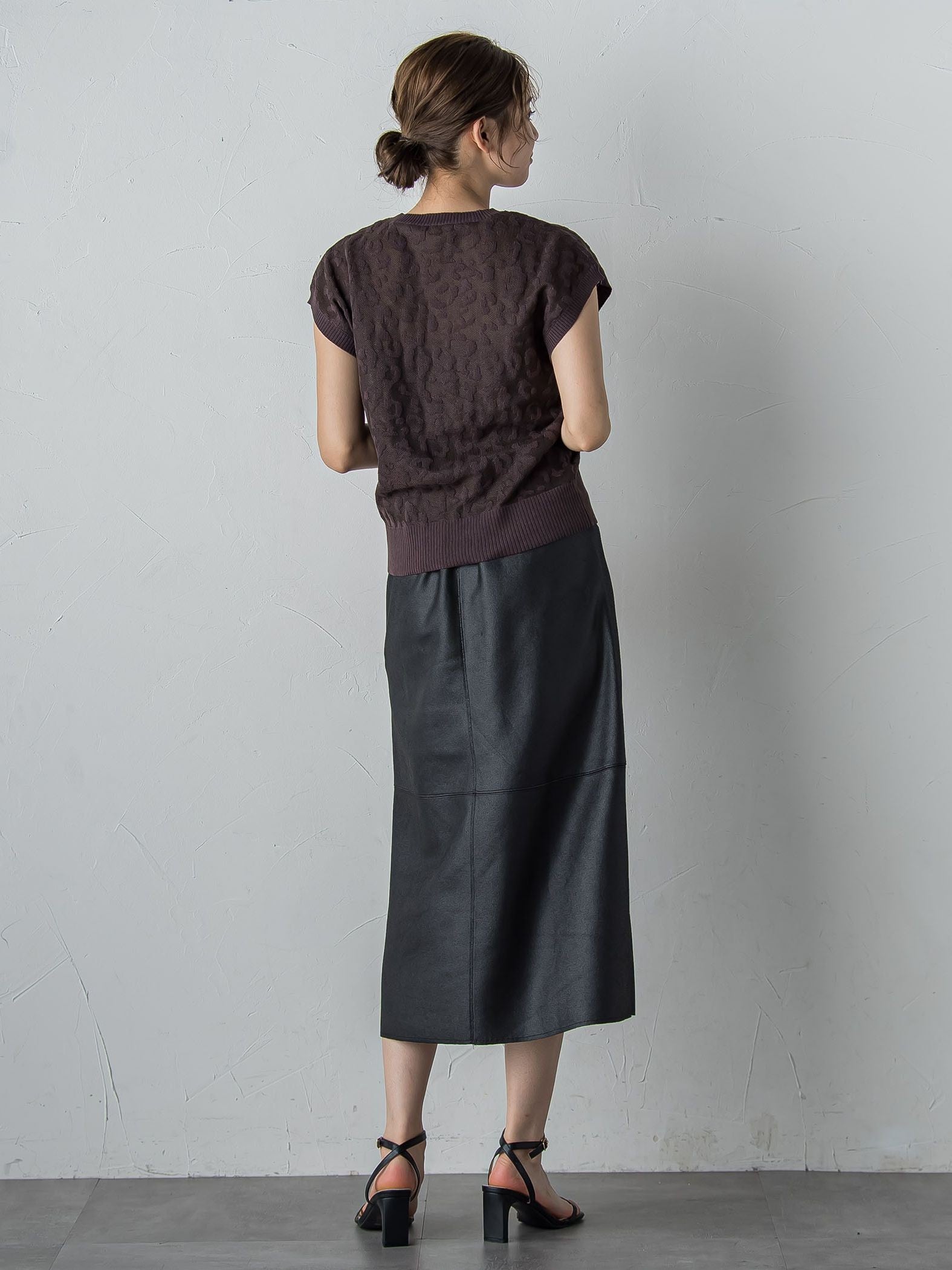 【WEB限定】ジャガードニット≪手洗い可能≫