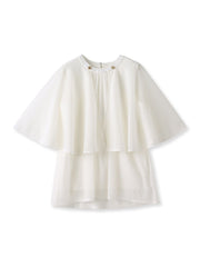 トリコットシフォンカットソー