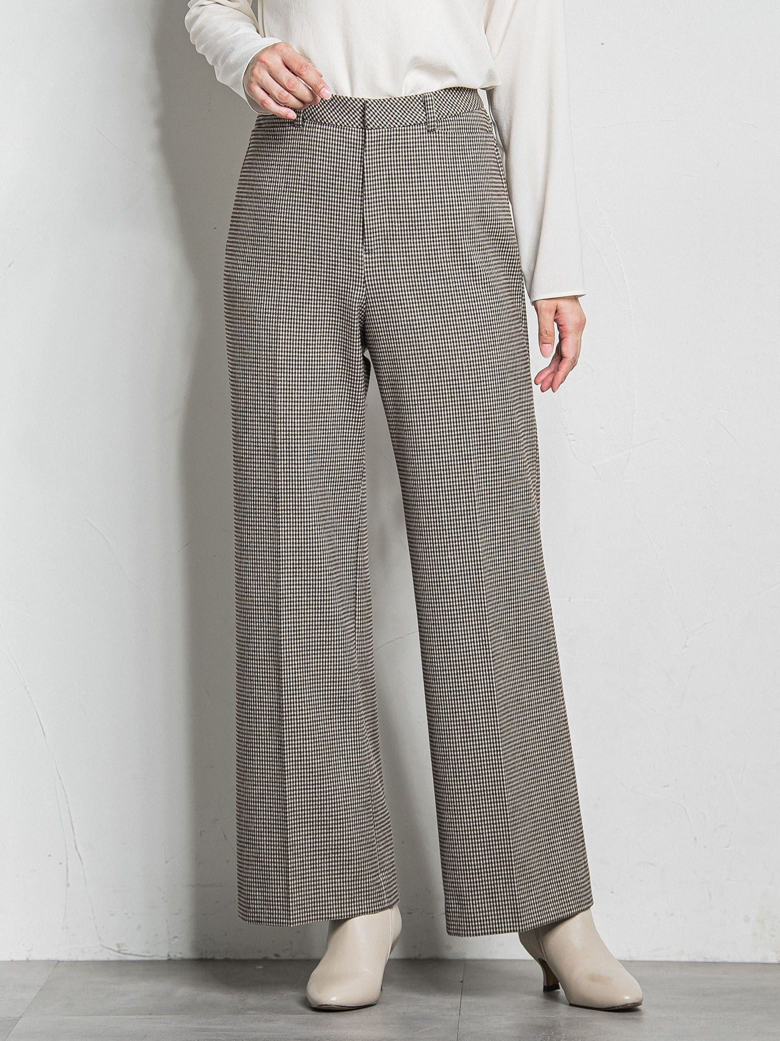 両面起毛ワイドパンツ≪WEB限定13号/洗える/セットアップ対応≫