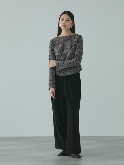 アニマルソウガラボートネックプルオーバー≪手洗い可能≫