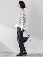 両面起毛2WAYストレッチテーパードパンツ