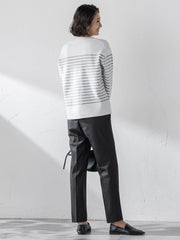 両面起毛2WAYストレッチテーパードパンツ