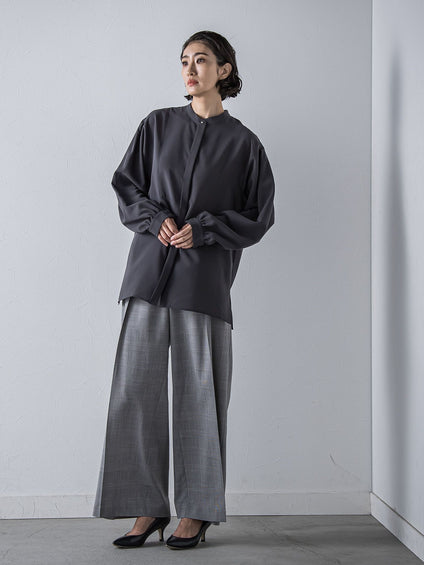 グレンチェックパンツ≪洗濯機で洗える≫