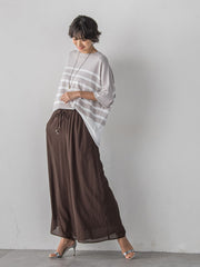 【WEB限定】”涼感”ボーダーニット