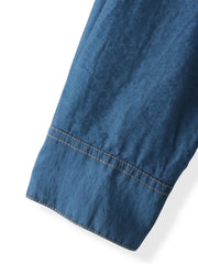 シアーデニムシャツ