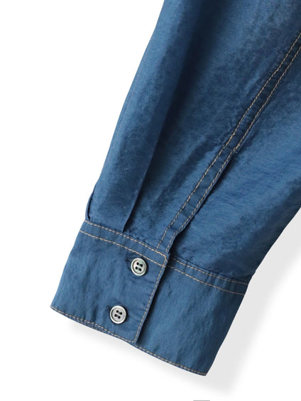 シアーデニムシャツ