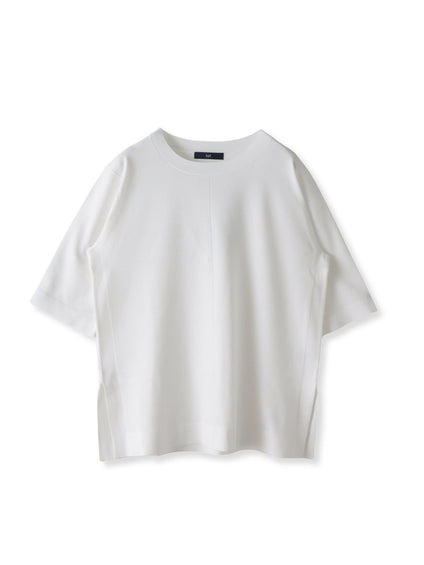 Tシャツ風ニットプルオーバー≪手洗い可能≫