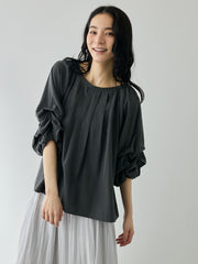 ホイップタックスリーブブラウス