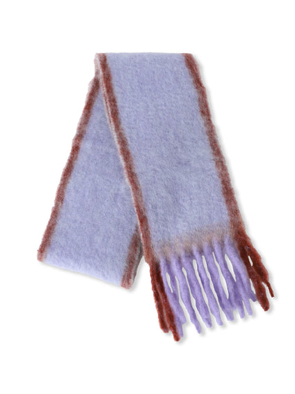 【WEB限定】【814EZCARAY/エスカライ】 Twist Frame モヘヤストール
