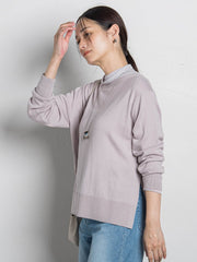 カシミヤシルクシアーラメタートル≪WEB限定カラー/手洗い可能≫