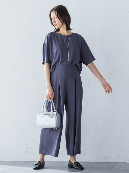 【一部店舗限定販売】キレイ×リラックス ガウチョパンツ≪洗濯機で洗える≫