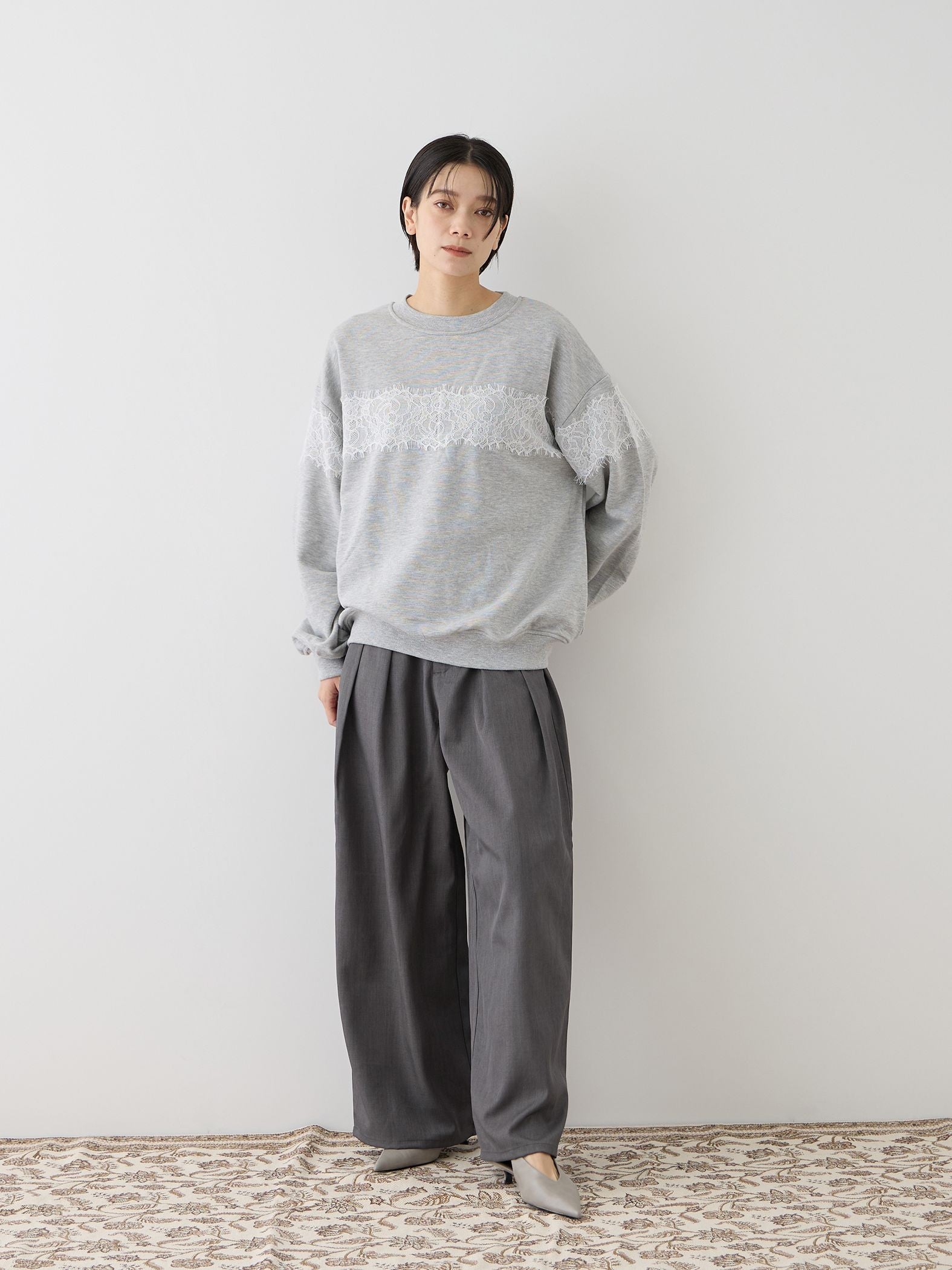 エステルツイルタックパンツ