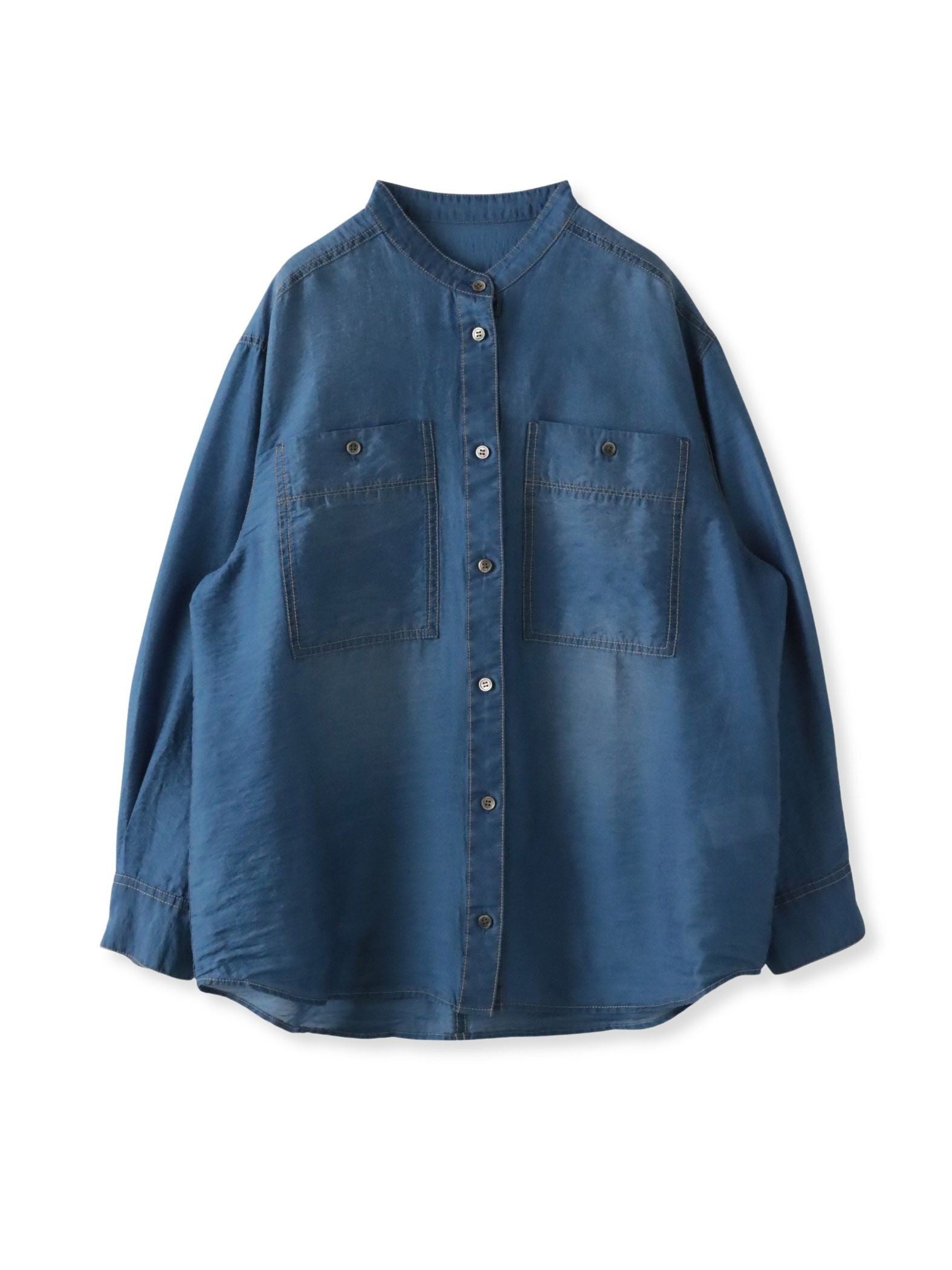 シアーデニムシャツ