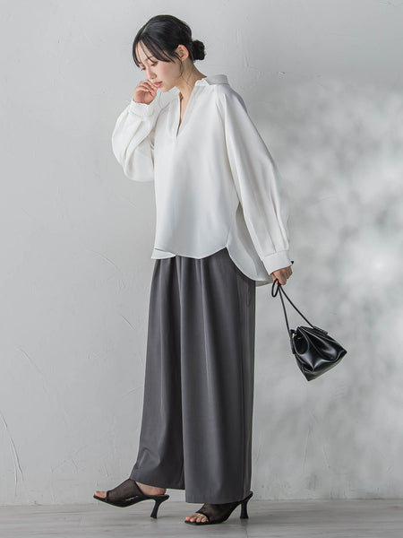 ストレッチツイルパンツ≪洗濯機で洗える≫