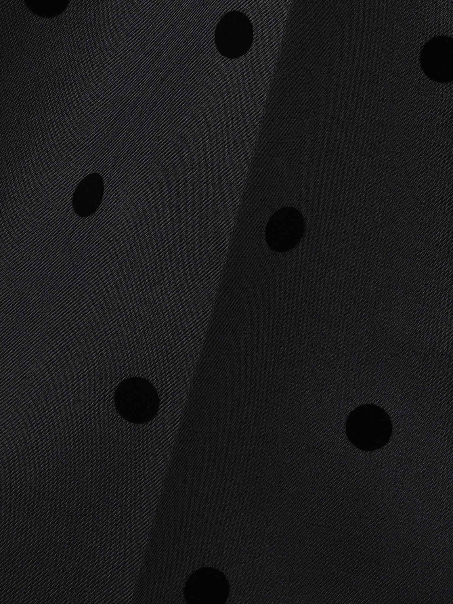 フロッキードットイージーワイドパンツ≪手洗い可能≫