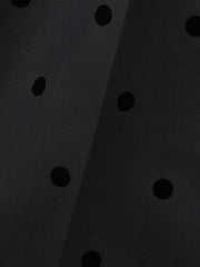 フロッキードットイージーワイドパンツ≪手洗い可能≫