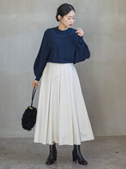 ウォッシャブルバナナスリーブニット≪手洗い可能≫