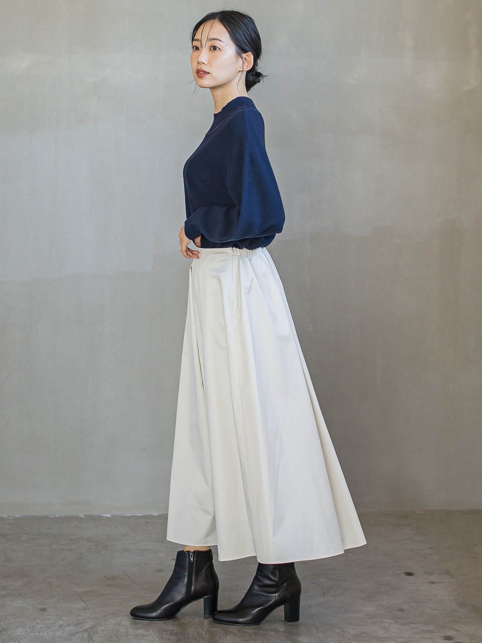 ウォッシャブルバナナスリーブニット≪手洗い可能≫