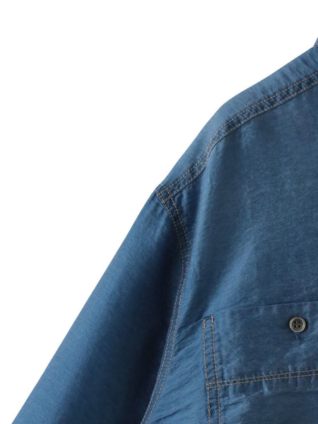 シアーデニムシャツ