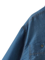 シアーデニムシャツ