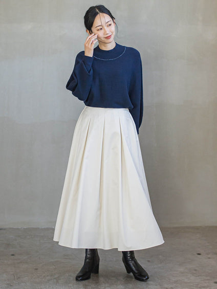 ウォッシャブルバナナスリーブニット≪手洗い可能≫