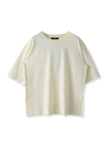Tシャツ風ニットプルオーバー≪手洗い可能≫
