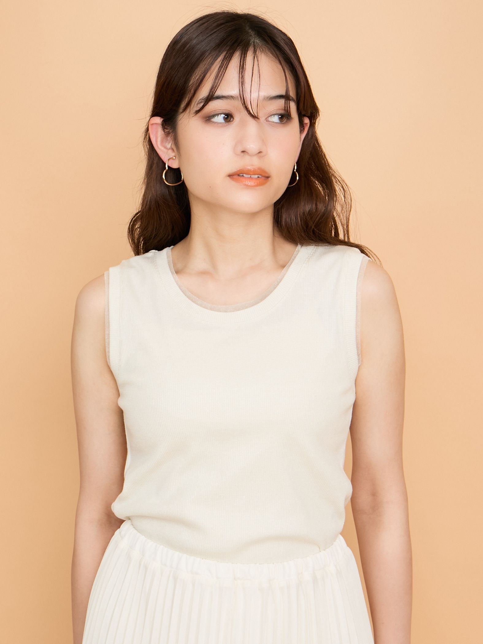 ラメテレコインナータンク≪手洗い可能≫