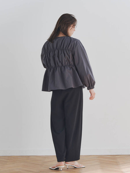 roite lautreamont（ドロワッミニリップストップティアードブルゾン