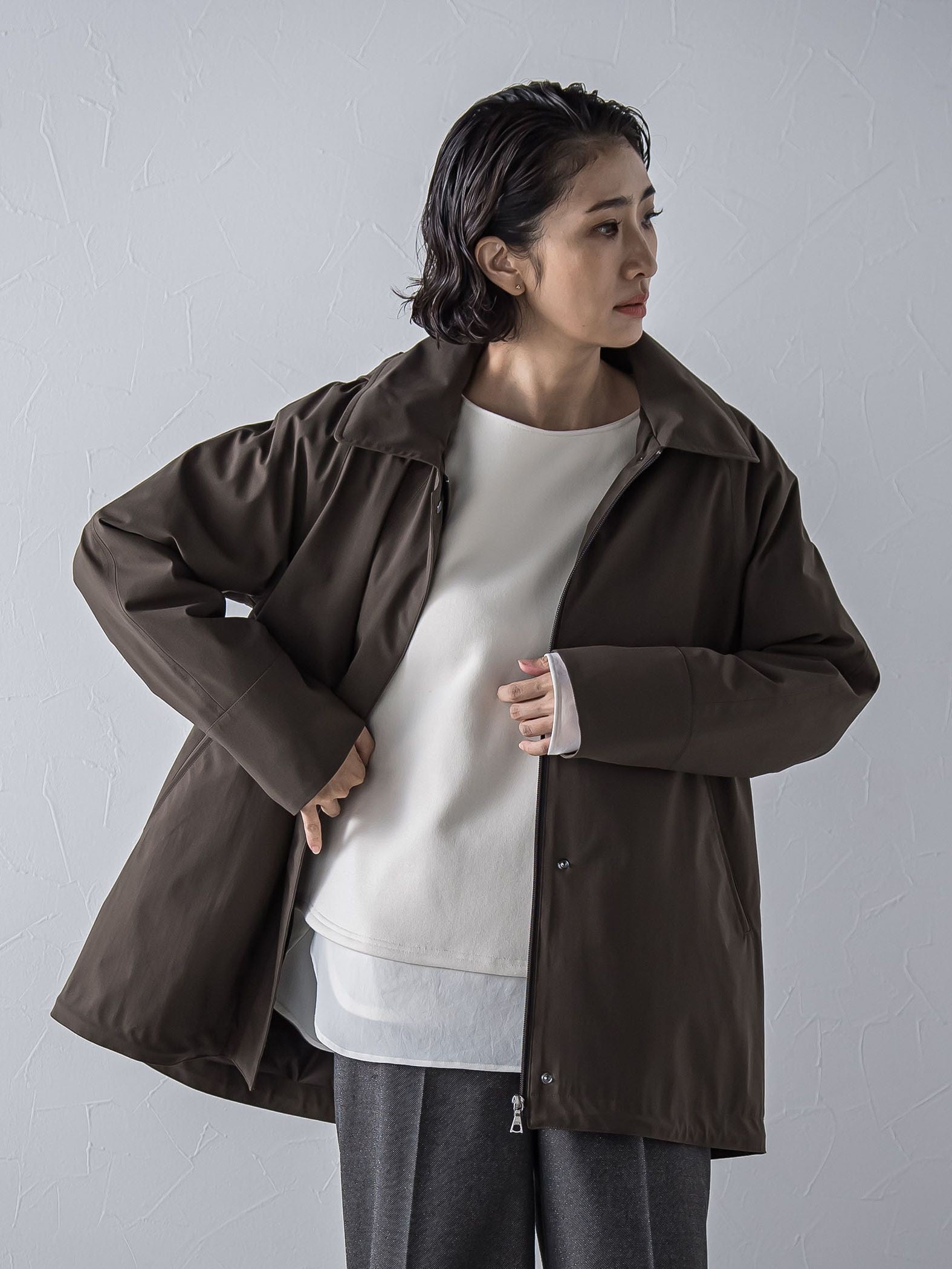 パーテーションダウンステンジャケット≪洗濯機で洗える≫