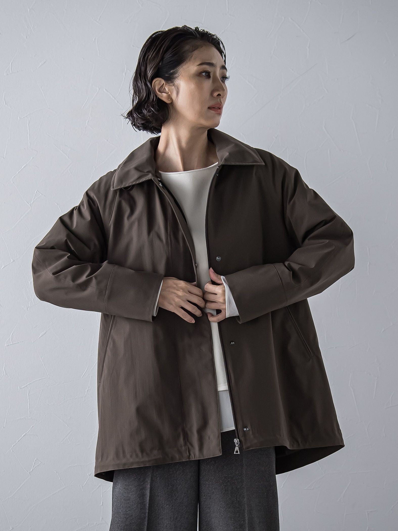 パーテーションダウンステンジャケット≪洗濯機で洗える≫