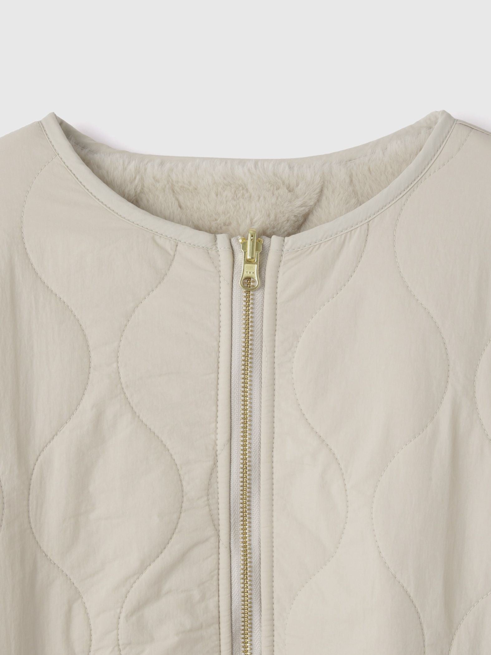 ひょうたんキルトリバーシブルZIPジャケット