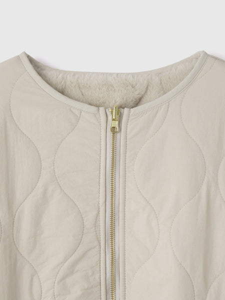 ひょうたんキルトリバーシブルZIPジャケット