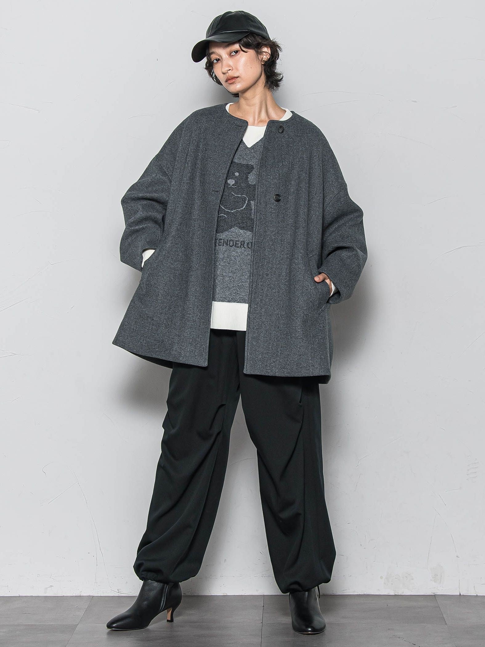 BEARジャカードニット≪手洗い可能≫