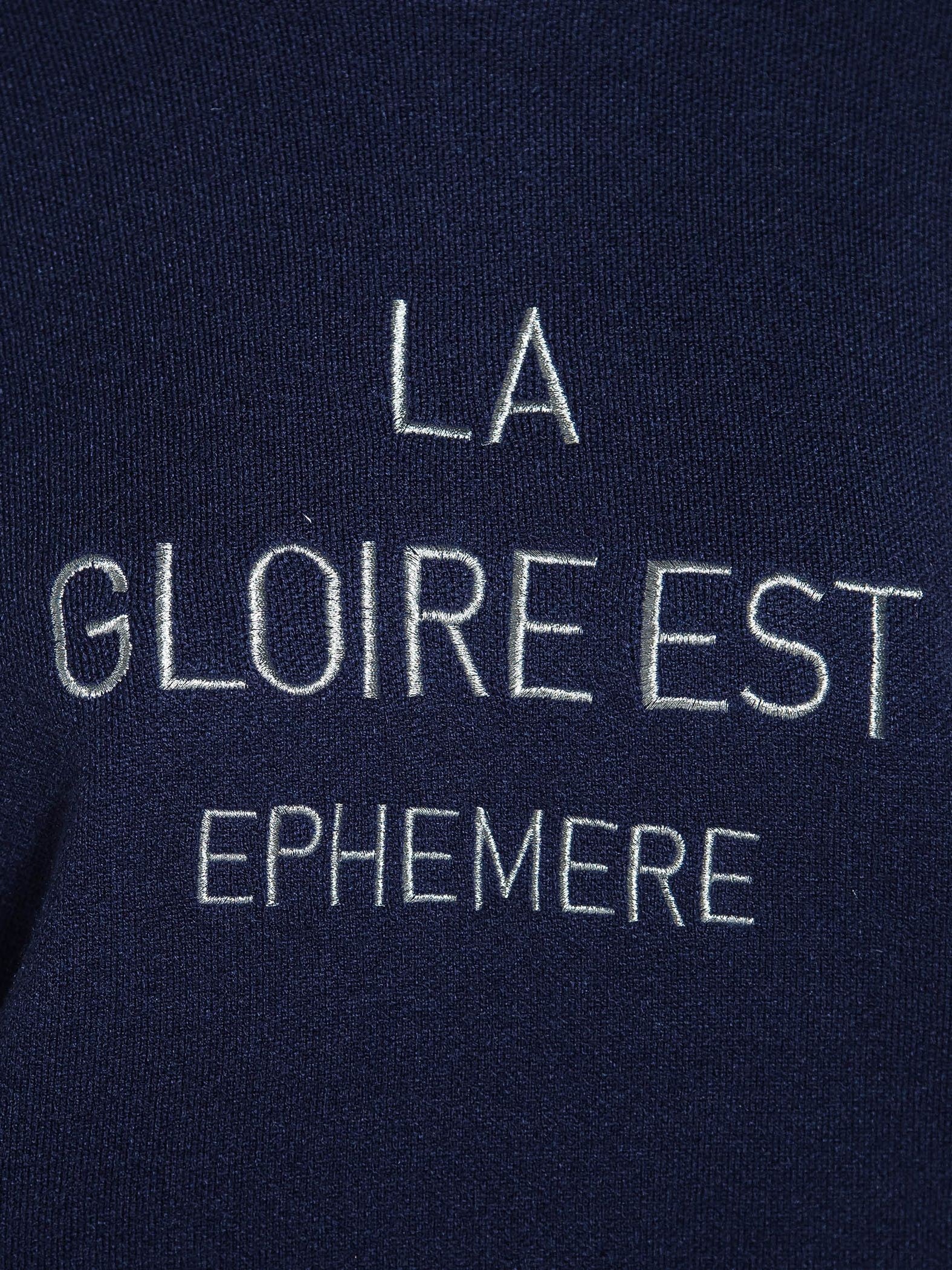 【WEB限定】刺繍ロゴニットプルオーバー≪洗濯機で洗える≫