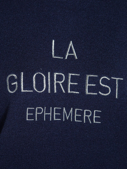 【WEB限定】刺繍ロゴニットプルオーバー≪洗濯機で洗える≫