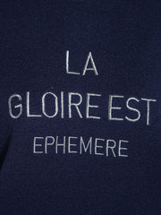 【WEB限定】刺繍ロゴニットプルオーバー≪洗濯機で洗える≫