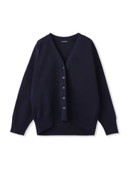 Vネックカーディガン