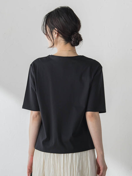 汗ジミ軽減カットソー