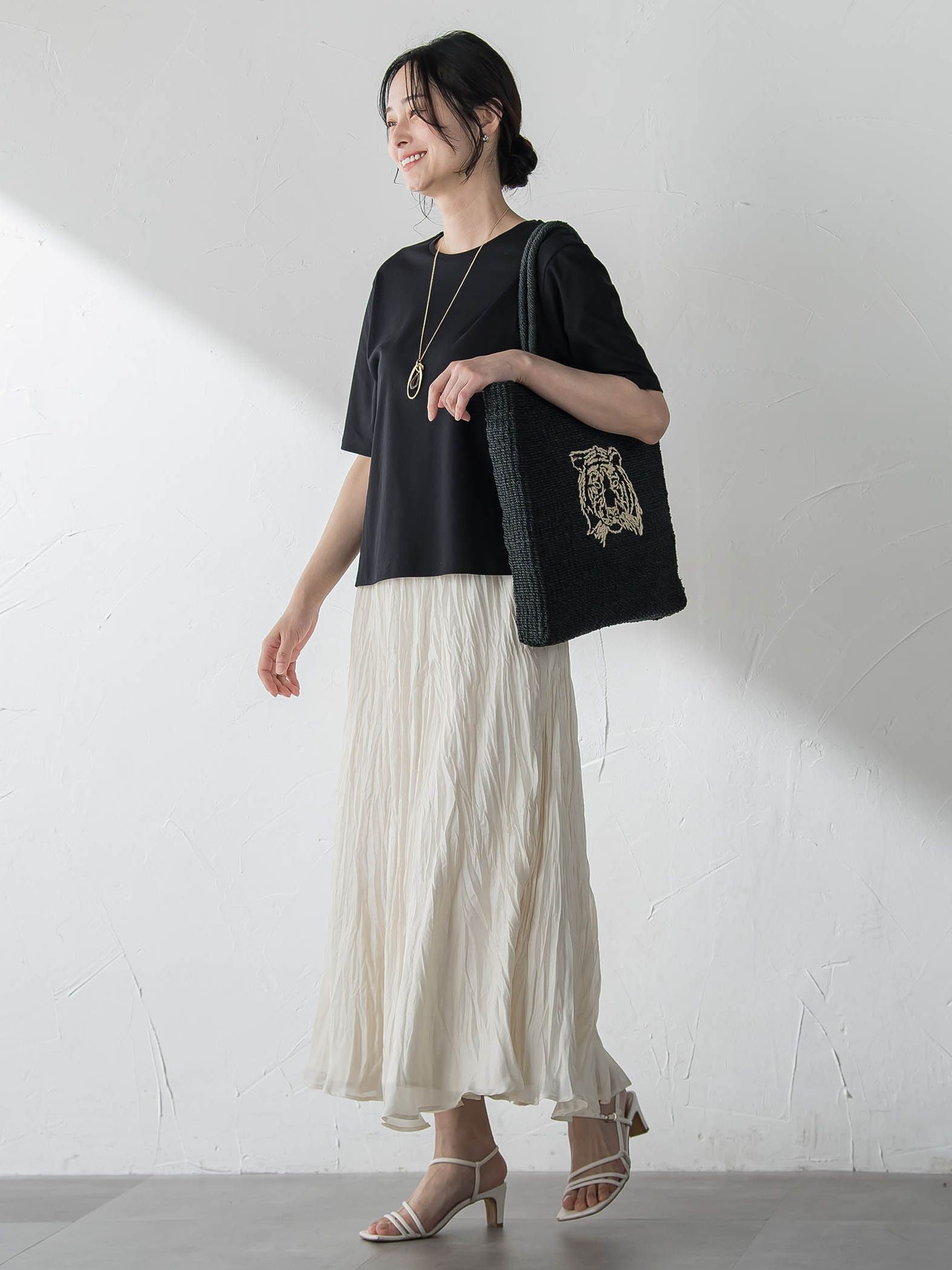 汗ジミ軽減カットソー