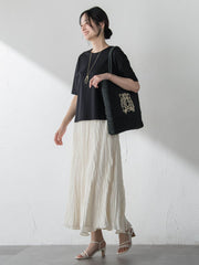 汗ジミ軽減カットソー