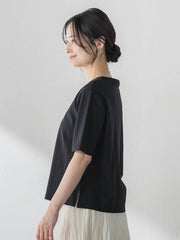 汗ジミ軽減カットソー