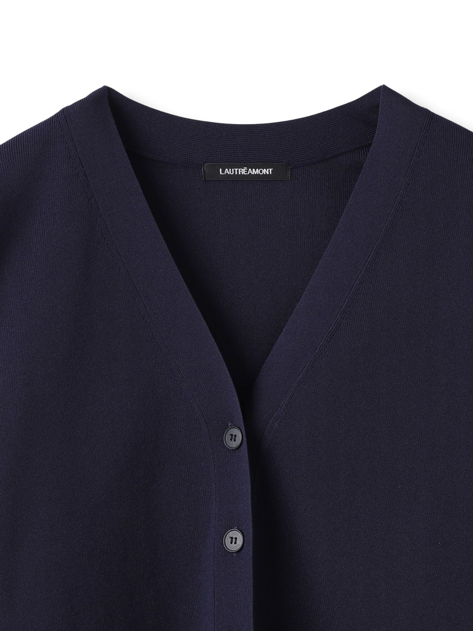 Vネックカーディガン