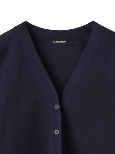 Vネックカーディガン